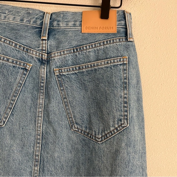 Aritzia Denim Forum The '90s Vintage Maxi Denim Skirt Size 26 - Picture 10 of 13